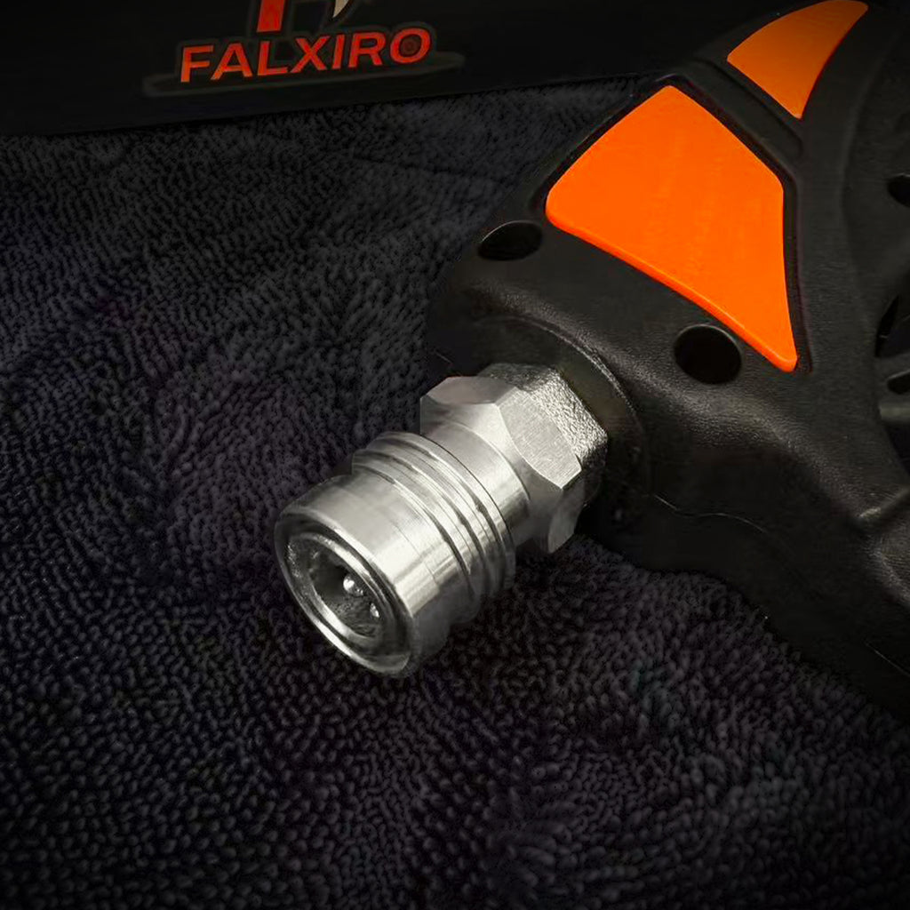 FALXIRO Swivel Pressure Washer Gun 4500PSI，Short Spray Gun for Gas or Electric，With 3/8 Inch Quick Connection and 1/4 Inch Quick Connect,Car wash Gun|Automotive Detailing