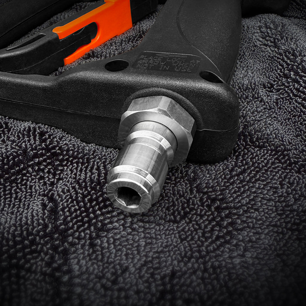 FALXIRO Swivel Pressure Washer Gun 4500PSI，Short Spray Gun for Gas or Electric，With 3/8 Inch Quick Connection and 1/4 Inch Quick Connect,Car wash Gun|Automotive Detailing